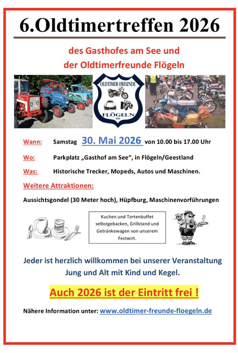 Flyer / Oldtimertreffen in Flögeln